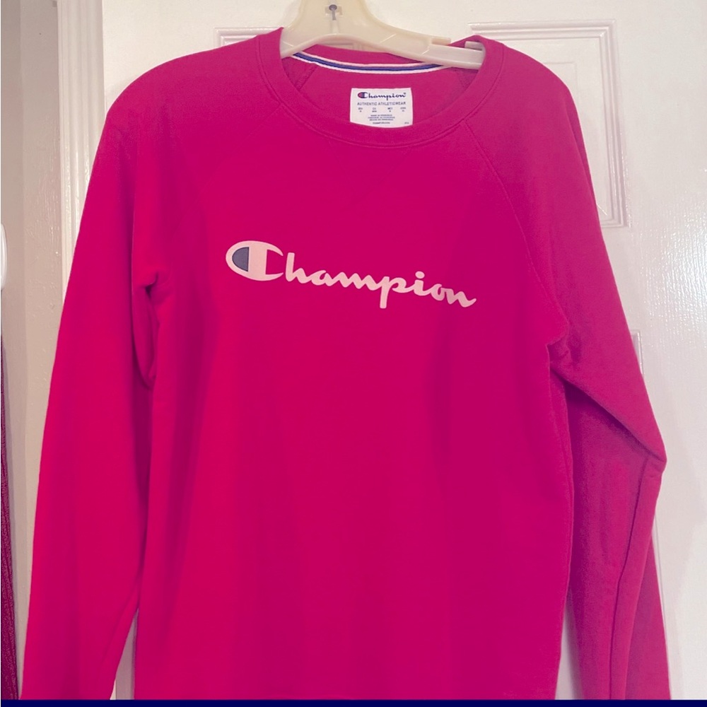 Champions pink sweatshirts